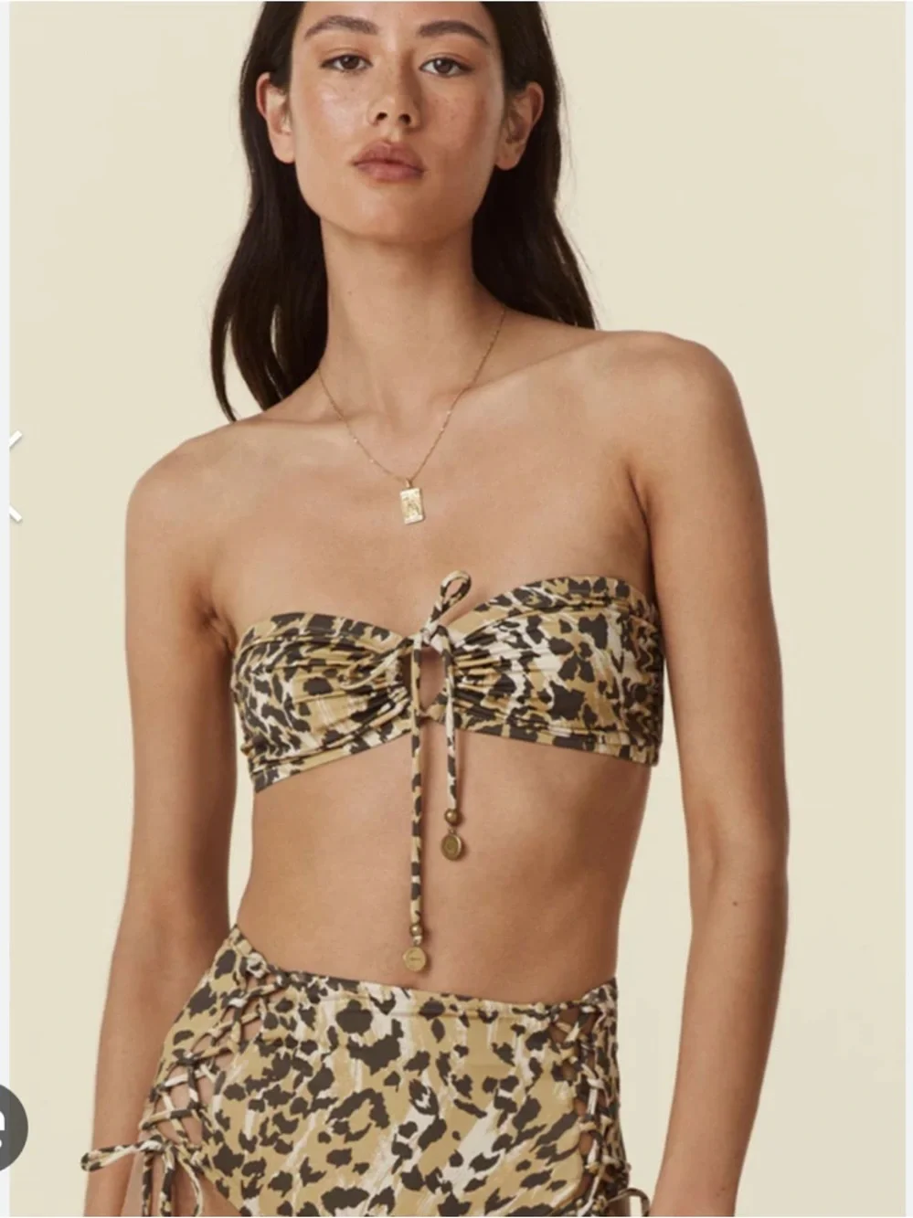 Spell and the gypsy collective belle mare leopard print bikini size S - Picture 8 of 11
